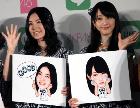 AKB48がLINEスタンプに 総選挙選抜入りが条件にたかみな「シビア～」 - 画像3