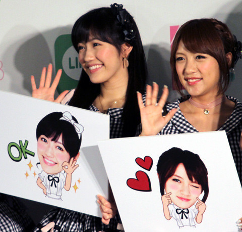 AKB48がLINEスタンプに 総選挙選抜入りが条件にたかみな「シビア～」 - 画像4