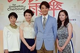 製作発表会見に登壇した井上 芳雄、野々すみ花、大和田美帆ら「シェルブールの雨傘」