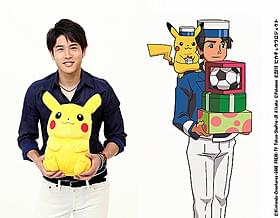 ポケモン映画で声優初挑戦 内田篤人選手(左)が声を担当するウッシー(右)「ピカチュウ、これなんのカギ?」