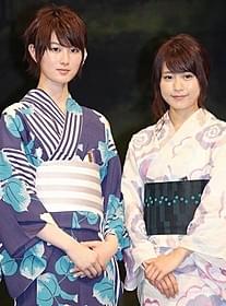 浴衣姿を披露した高月彩良と有村架純「思い出のマーニー」