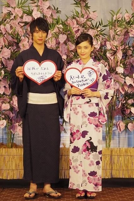 川口春奈＆福士蒼汰、浴衣姿で七夕の願いごとを発表 - 画像6