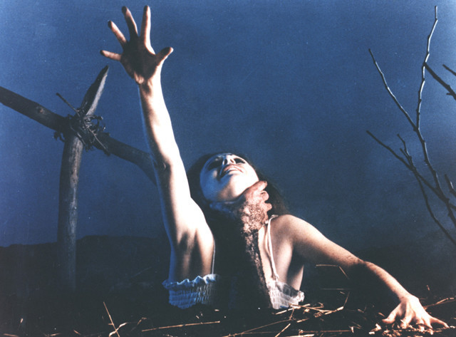 「死霊のはらわた（1981）」の一場面