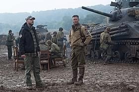 デビッド・エアー監督(左)&ブラッド・ピット「フューリー」