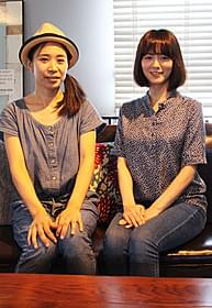 坂本あゆみ監督と松岡恵望子「FORMA」