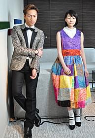 和希と春山を演じた能年玲奈と登坂広臣「ホットロード」