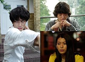 瀬々組に結集した岡田将生(左)と染谷将太、成海璃子「ストレイヤーズ・クロニクル」