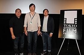 現在のタイ映画界を担う(左から)ヨンユット・トンコントーン、 アーティット・アッサラット、リー・チャータメーティクン「ナンナーク」
