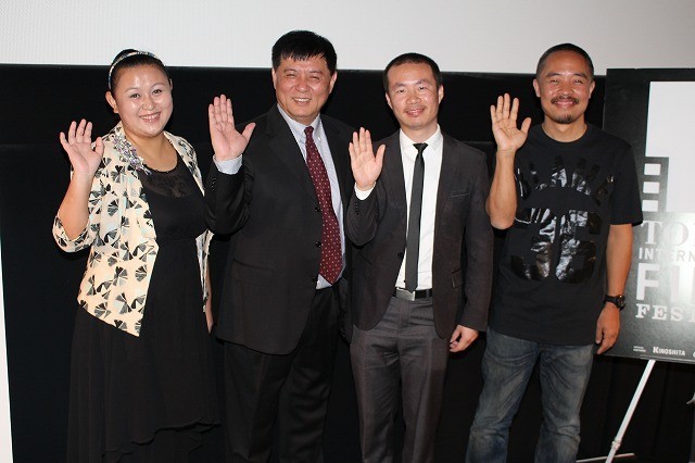 （左から）チャン・ミン、ファン・リー、 リー・ルイジン、リウ・ヨンホン