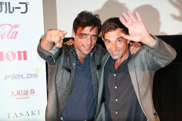 アドリアーノ・ジャンニーニ（左）、クラウディオ・ノーチェ監督