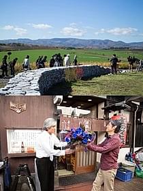 北海道・美瑛町のオープンセットで撮影「愛を積むひと」