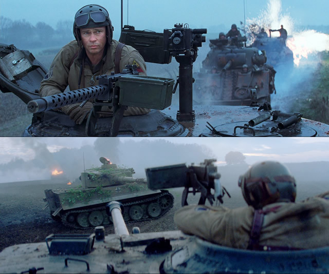 手に汗握る緊迫感！「ティーガー戦車VSフューリー号」一騎討ち映像が公開！