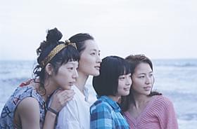 初公開された「海街diary」4姉妹ショット「海街diary」