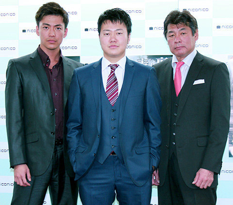 （左から）大東駿介、遠藤要、赤井英和