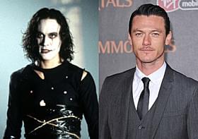 リブート企画からの降板をほのめかしたルーク・エバンス(右)「クロウ 飛翔伝説」