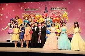 製作会見には歴代プリキュアオールスターズがずらり!「映画プリキュアオールスターズ 春のカーニバル♪」