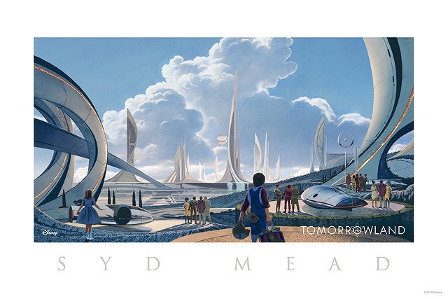 W・ディズニーが夢見た未来「トゥモローランド」のコンセプトアートがお披露目