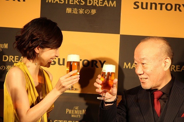 竹内結子、“夢のビール”試飲にうっとり - 画像2