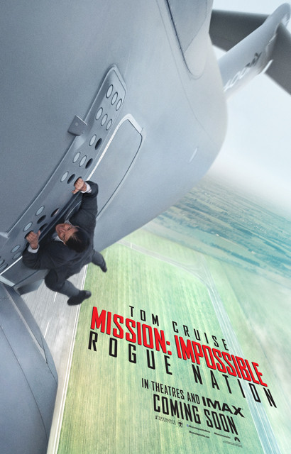 「ミッション：インポッシブル5」タイトル決定！世界初公開ポスターは上空1500メートルの攻防