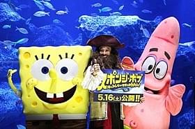 元気な姿を見せた柳沢慎吾「スポンジ・ボブ 海のみんなが世界を救Woo(う~)!」