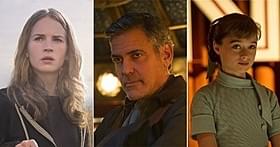 来日する(左から)ブリット・ロバートソン、 ジョージ・クルーニー、ラフィー・キャシディ「トゥモローランド」