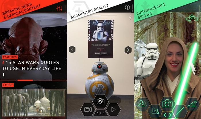 ルーカスフィルムが「スター・ウォーズ」アプリを発表