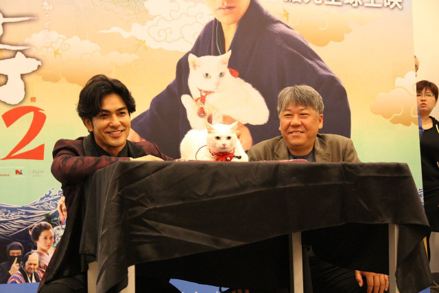 北村一輝、台湾の熱烈歓迎に感激！　「猫侍」第2弾がプレミア上映