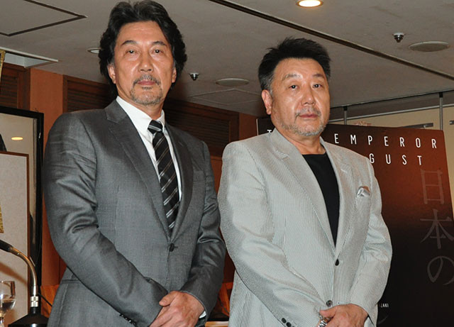 （左から）阿南惟幾陸相への思いを語った役所広司、原田眞人監督