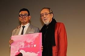 舞台挨拶に立った仲代達矢「ハチ公物語」