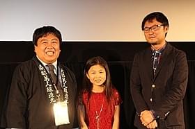 ティーチインに臨んだ小西未来監督(右)ら