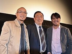 フィリピン映画界の第3黄金期について語った(左から) ポール・サンタ・アナ監督、ウィルソン・ティエン氏、 ローレンス・ファハルド監督「インビジブル」