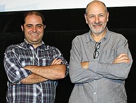 ホベルト・ベリネール監督と プロデューサーのホドリーゴ・レチェル