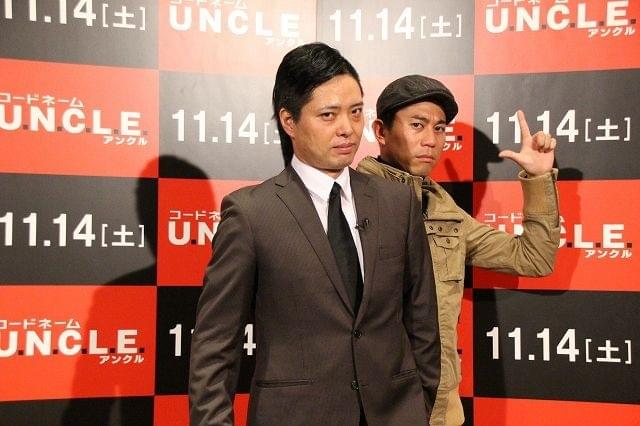 キャベツ確認中「コードネーム U.N.C.L.E.」完コピ姿で「北斗の拳」ネタ披露！