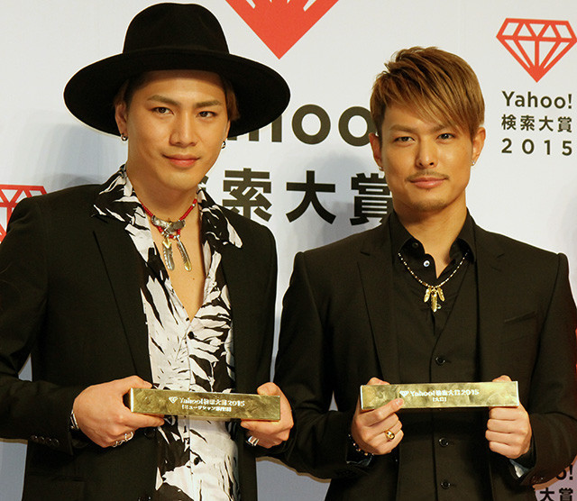 Yahoo!検索大賞に「三代目J Soul Brothers」登坂広臣「より影響力のあるアーティストに」