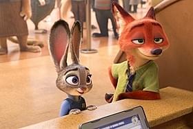 ウサギの警察官ジュディ&キツネの詐欺師ニックがタッグ!「ズートピア」