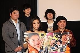 舞台挨拶に立った石井杏奈ら「LIVE!LOVE!SING! 生きて愛して歌うこと 劇場版」