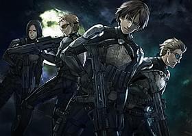制作中のアニメ映画「虐殺器官」の一場面「虐殺器官」