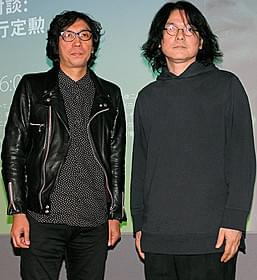 師弟コンビがトークショー「ピンクとグレー」