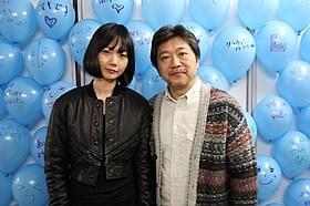 讃岐うどんを堪能した是枝裕和監督とペ・ドゥナ「空気人形」