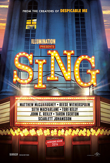 ミュージカルコメディ「SING」は2017年公開