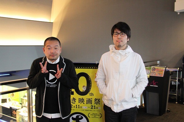 サービス精神たっぷりのトークで場内を 盛り上げた大根仁監督（左）と川村元気氏