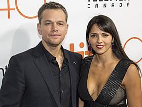 マット・デイモンと妻ルシアナ・バロッソさん「スパイダーマン」