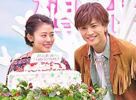 27歳になった岩田剛典とケーキで祝福した高畑充希「植物図鑑 運命の恋、ひろいました」
