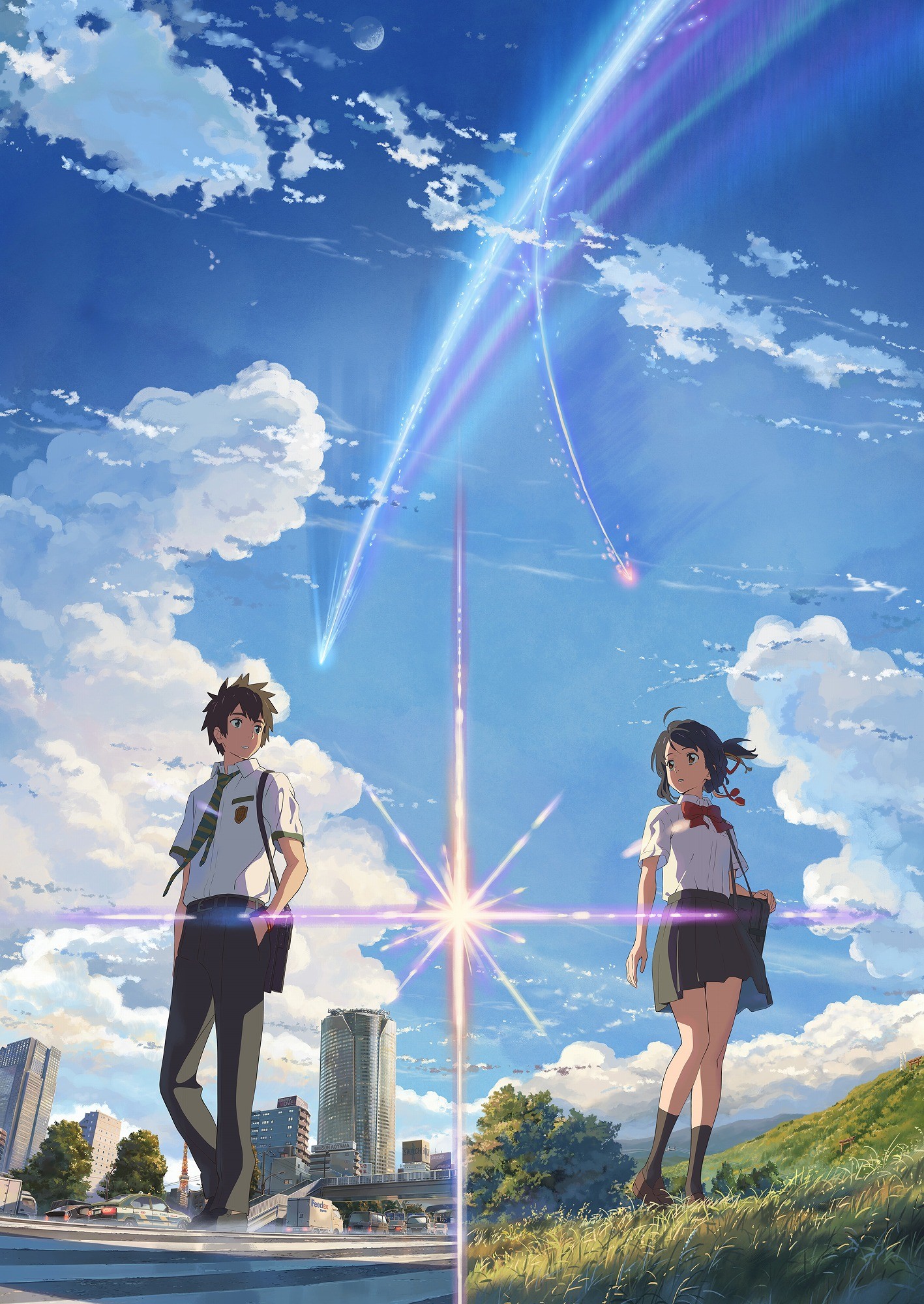 新海誠監督「君の名は。」新ポスター完成！瀧＆三葉のビジュアルも初 