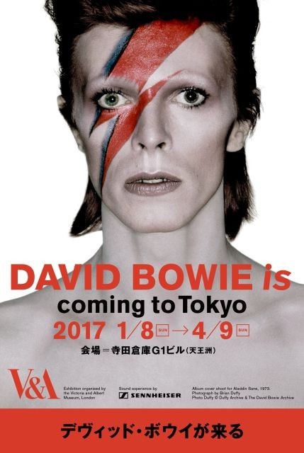 2017年、David Bowie大回顧展で入手したポートレート(セール中)