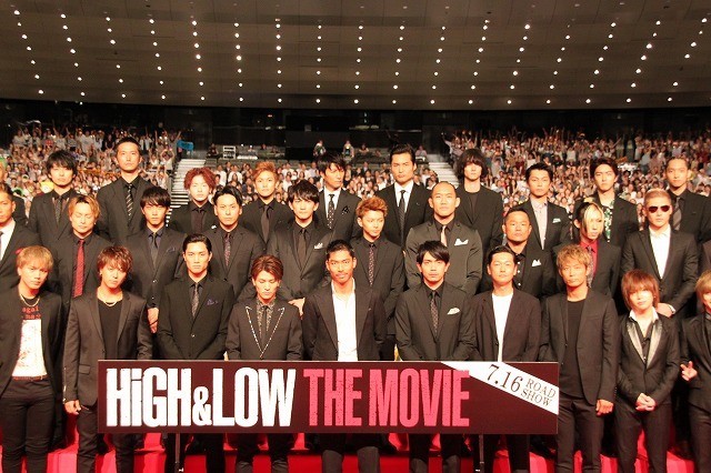 EXILE「HiGH＆LOW」男だらけ50人舞台挨拶にファン4000人熱狂 - 画像13