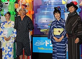 イベントに出席した室井滋、木梨憲武ら「ファインディング・ドリー」