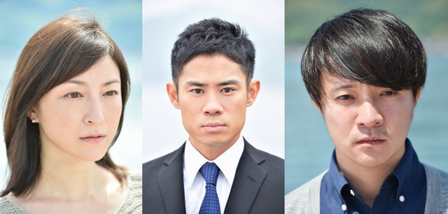 「望郷」に出演する（左から）広末涼子、伊藤淳史、濱田岳