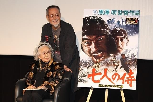 仲代達矢＆野上照代「七人の侍」4Kデジタル上映に涙「黒澤監督に見せたかった」