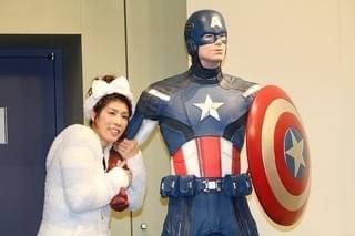 吉田沙保里、理想の男性はキャプテン・アメリカ 腕組みデートを妄想